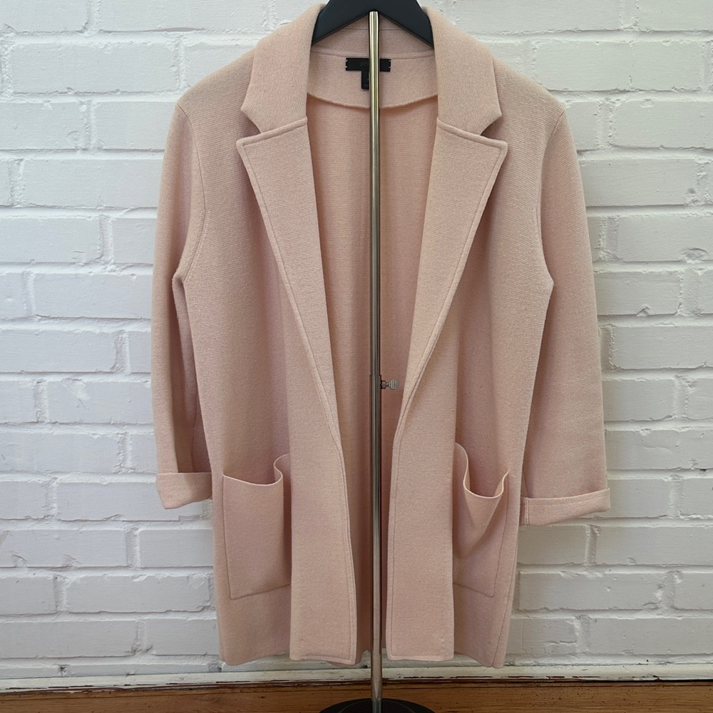 J CREW Sophie open front blazer knit cardigan small EUC